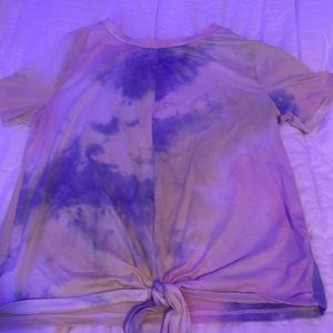 Pastel tie-dye shirt